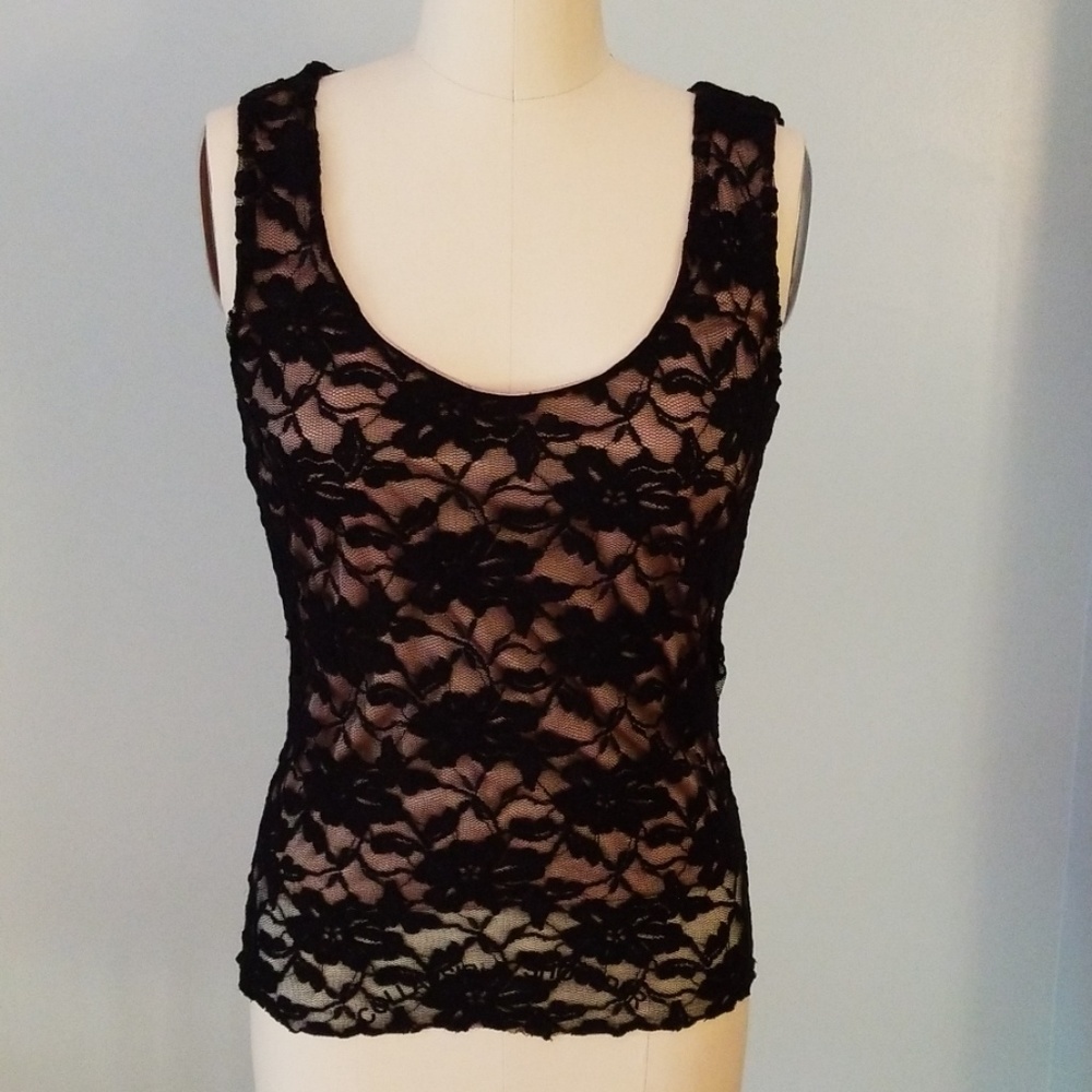 Sandra embroidered lined cami top